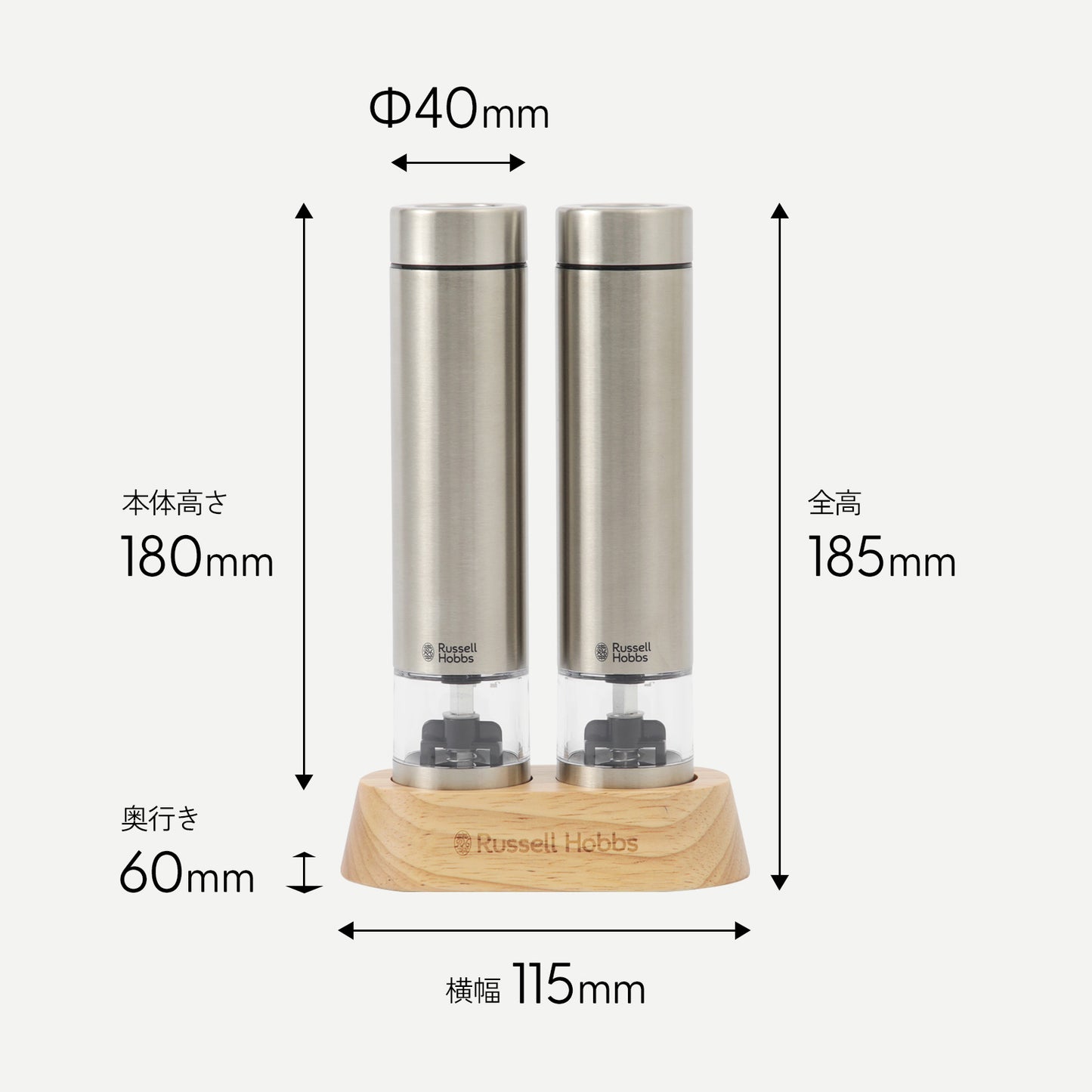 【お得な4点セット】DULTON スパイスジャー&Russell Hobbs ミニ電動ミル セット - フライパン専門店 鐵兎堂-TETTODO-