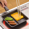 ダブル焼きフライパン 下村企販 卵焼き器 IH対応 日本製 ２way お弁当作り 燕三条 - フライパン専門店 鐵兎堂-TETTODO-
