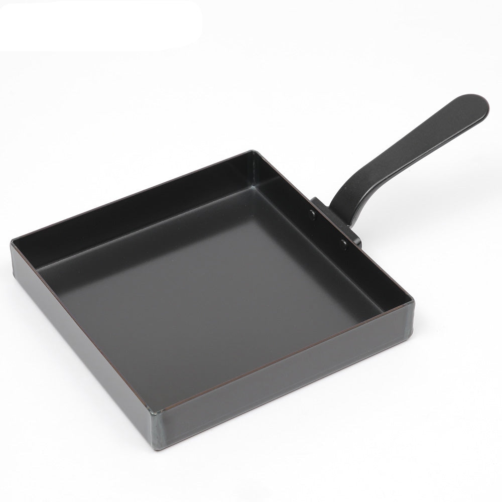 ラバーゼ 鉄 玉子焼き器 ガス火・IH対応 ブルーテンパー フライパン シリコン塗装