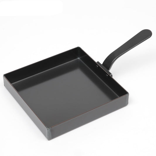 ラバーゼ 鉄 玉子焼き器 ガス火・IH対応 ブルーテンパー フライパン シリコン塗装