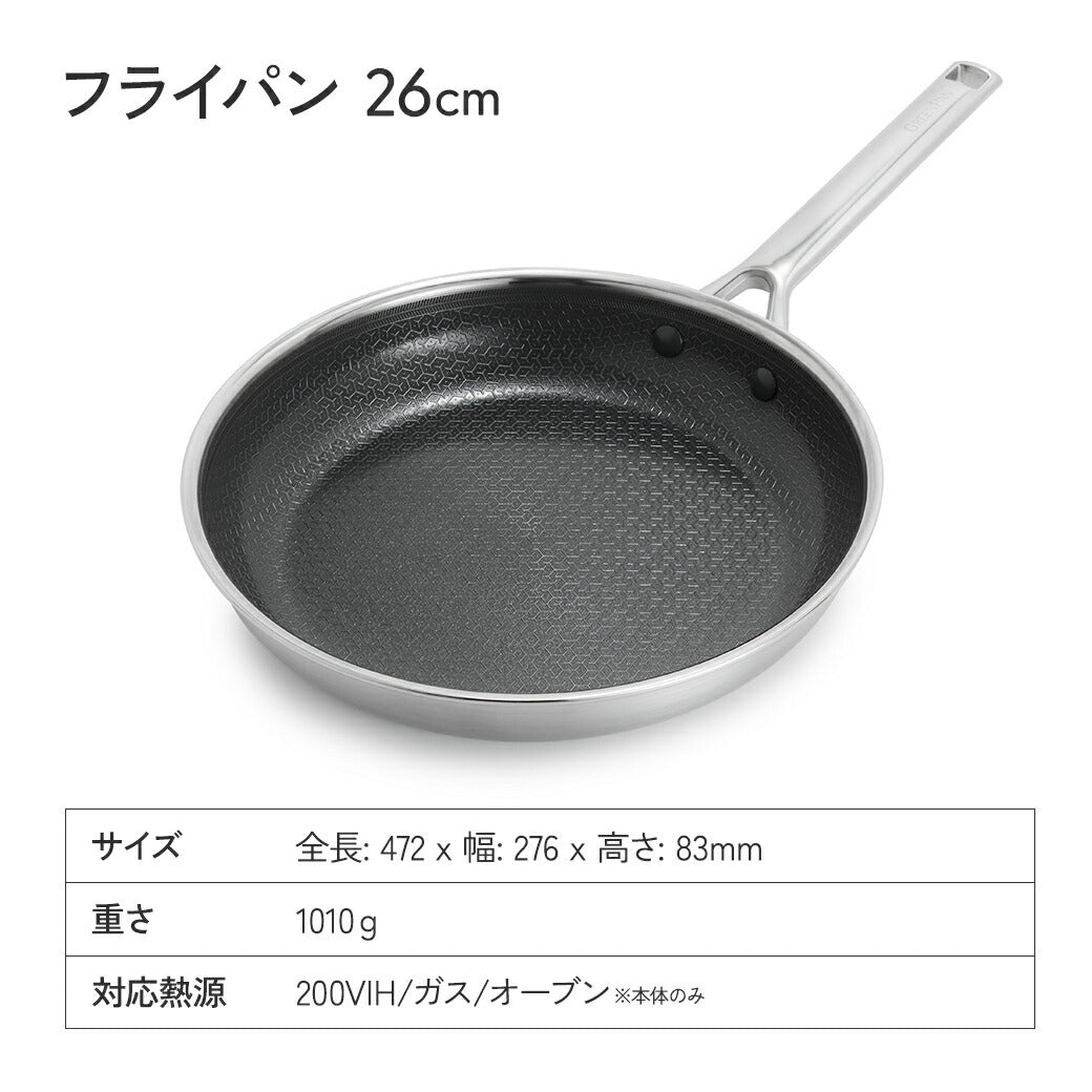 グリーンパン エーペックス フライパン GreenPan IH対応 脱フッ素 PFASフリー