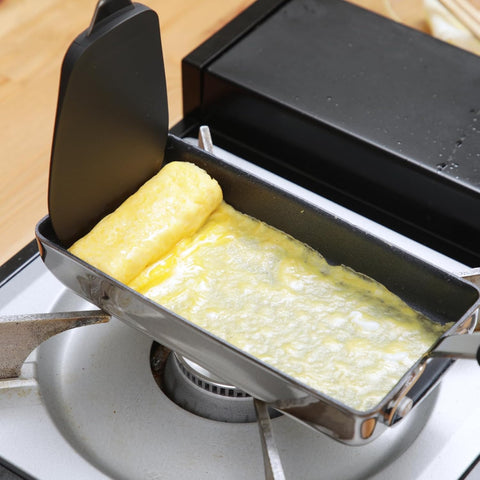 スリム玉子焼きセット 蓋・ターナー付き 卵焼き器 エッグパン ガス・IH対応 - フライパン専門店 鐵兎堂-TETTODO-