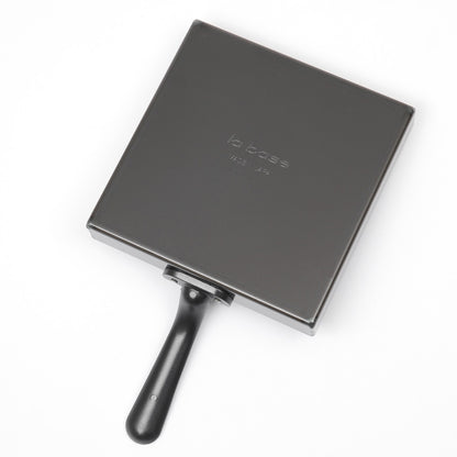 ラバーゼ 鉄 玉子焼き器 ガス火・IH対応 ブルーテンパー フライパン シリコン塗装