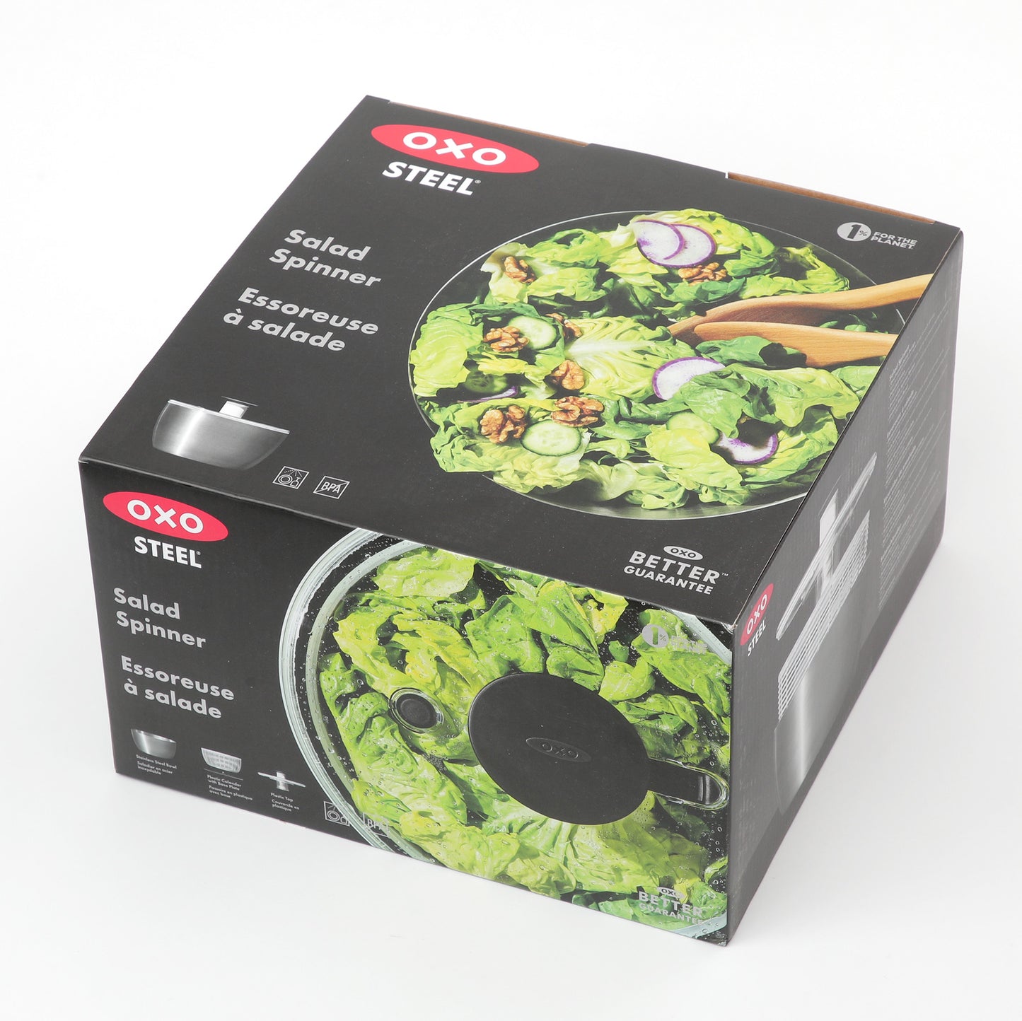 OXO ステンレスサラダスピナー 正規品 1071497 - フライパン専門店 鐵兎堂-TETTODO-