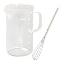 HARIO ハリオ ビーカーサーバー 600ml 泡立て器 セット 日本製 耐熱ガラス 電子レンジ対応 計量カップ コーヒー ティーサーバー BV-600 - フライパン専門店 鐵兎堂-TETTODO-