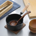 南部鉄器 まいにち鉄分摂取鍋 岩鋳 片手小鍋 16cm 敷板セット/敷板＋木蓋セット - フライパン専門店 鐵兎堂-TETTODO-