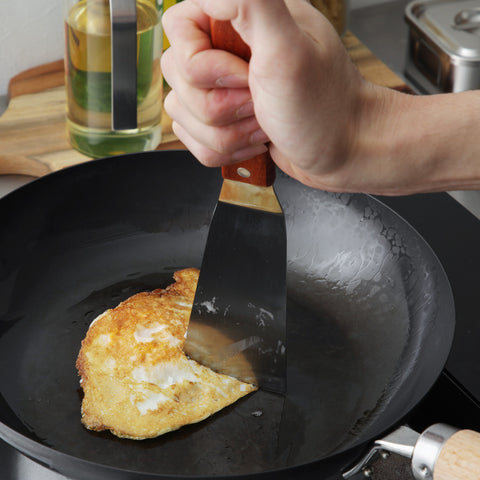 鐵兎堂オリジナル スクレーパーターナー プレス＆ターナー 焼き目 押し付け