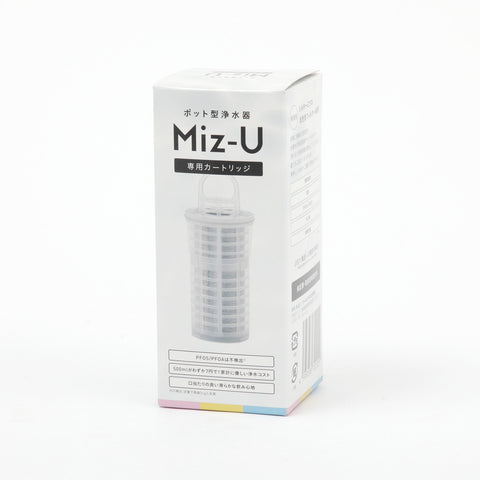 Miz-U ポット型浄水器用 交換用カートリッジ 1本