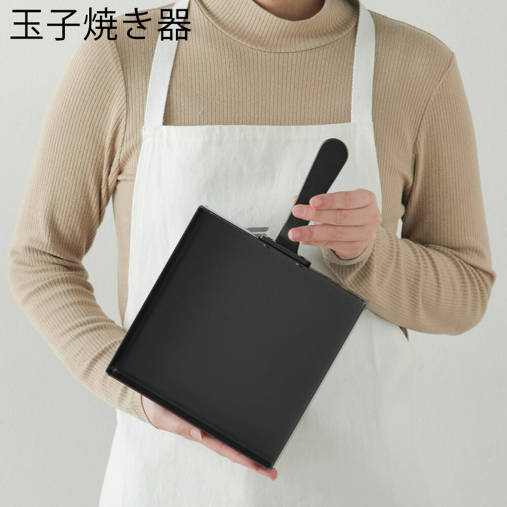 ラバーゼ 鉄 玉子焼き器 ガス火・IH対応 ブルーテンパー フライパン シリコン塗装