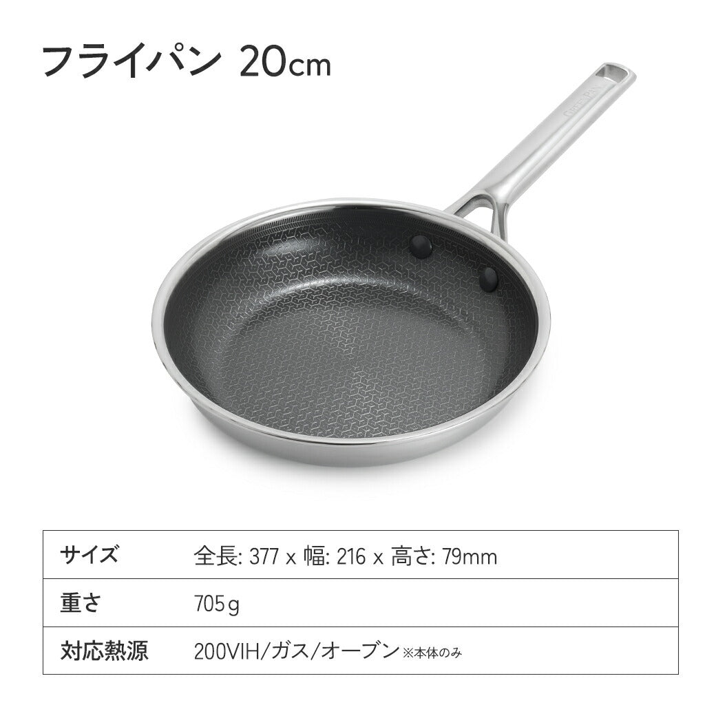 グリーンパン エーペックス フライパン GreenPan IH対応 脱フッ素 PFASフリー
