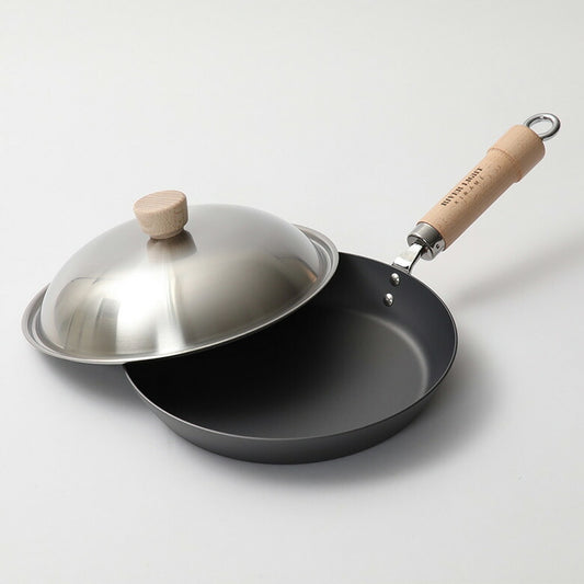 リバーライト 極JAPAN 鉄 厚板 フライパン 蓋付きセット 26cm 28cm ナチュラル ダーク - フライパン専門店 鐵兎堂-TETTODO-