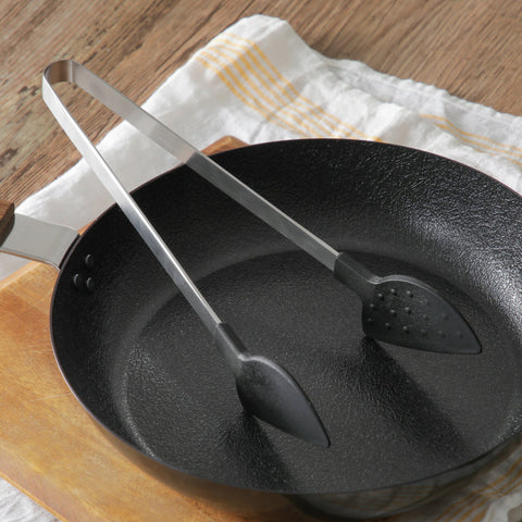 ambai アンバイ 樹脂先トング TK-002 料理用トング 箸先トング ステンレス 日本製 小泉誠デザイン 食洗機対応 - フライパン専門店 鐵兎堂-TETTODO-