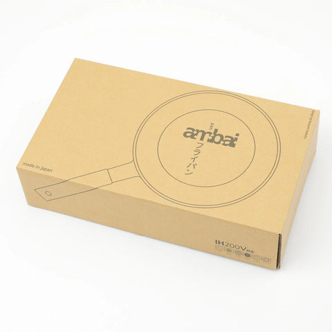 ambai フライパン22cm 深 木製ハンドル ウッドハンドル 日本製 あんばい コーティング フライパン - フライパン専門店 鐵兎堂-TETTODO-