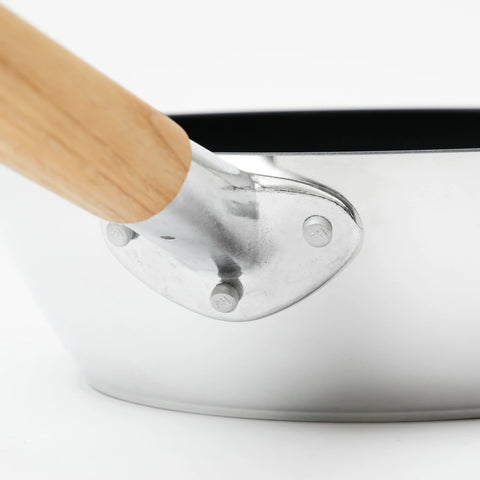 ambai フライパン22cm 深 木製ハンドル ウッドハンドル 日本製 あんばい コーティング フライパン - フライパン専門店 鐵兎堂-TETTODO-