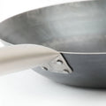 HANAKO 打出炒め鍋 山田工業所 チタンハンドル 27cm 軽量 すぐ使える あおり鍋 取っ手が熱くない 焼く 煮る 揚げる 中華鍋 フライパン日本製 シーズニング不要 05-0041-0502 ハナコ - フライパン専門店 鐵兎堂-TETTODO-