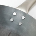 HANAKO 打出炒め鍋 山田工業所 チタンハンドル 27cm 軽量 すぐ使える あおり鍋 取っ手が熱くない 焼く 煮る 揚げる 中華鍋 フライパン日本製 シーズニング不要 05-0041-0502 ハナコ - フライパン専門店 鐵兎堂-TETTODO-