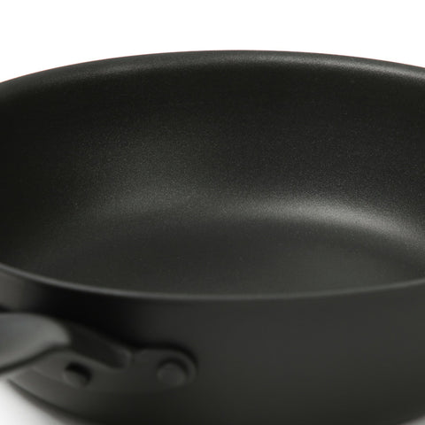 深型フライパン 仔犬印 ブラックシリーズ 炒め鍋 24cm IH対応 高級 コーティングフライパン 2層鋼 小さめ 扱いやすい ウォックパン フライパン 片手鍋 本間製作所 日本製 黒い かっこいい 調理道具 xmas - フライパン専門店 鐵兎堂-TETTODO-