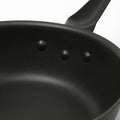 深型フライパン 仔犬印 ブラックシリーズ 炒め鍋 24cm IH対応 高級 コーティングフライパン 2層鋼 小さめ 扱いやすい ウォックパン フライパン 片手鍋 本間製作所 日本製 黒い かっこいい 調理道具 xmas - フライパン専門店 鐵兎堂-TETTODO-