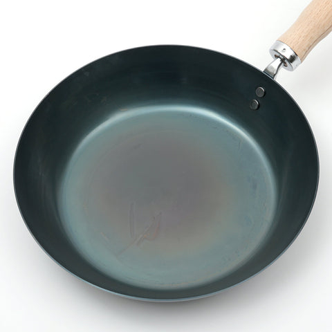鉄製 フライパン 26cm IH対応 油ならし不要 ハードテンパー加工 大きめフライパン 日本製 ガス火 シーズニング不要 PFOAフリー PFASフリー 鉄分摂取 京都活具 - フライパン専門店 鐵兎堂-TETTODO-