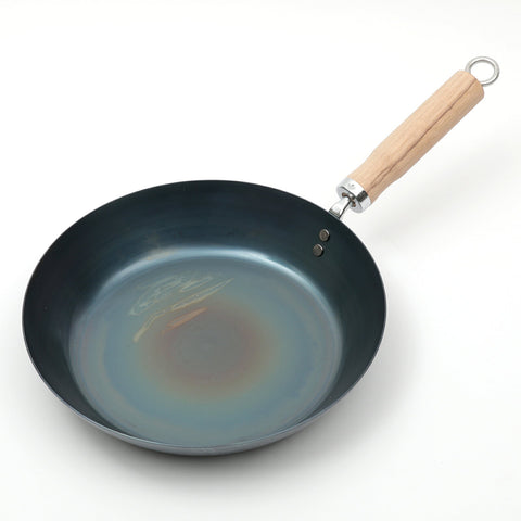 鉄製 フライパン 28cm IH対応 油ならし不要 ハードテンパー加工 大きめフライパン 日本製 ガス火 シーズニング不要 PFOAフリー PFASフリー 鉄分摂取 京都活具 - フライパン専門店 鐵兎堂-TETTODO-
