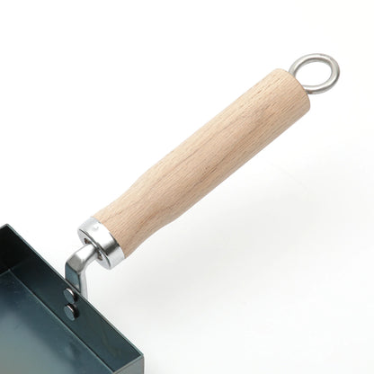 京都活具 鉄製 卵焼き器 IH対応 日本製 玉子焼き たまご焼き器 油ならし不要