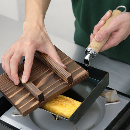 京都活具 鉄製 卵焼き器 IH対応 日本製 玉子焼き たまご焼き器 油ならし不要