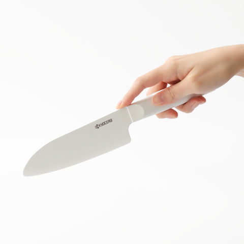 京セラ ココチカル 14cm 小三徳包丁 セラミック包丁 ホワイト ブラック - フライパン専門店 鐵兎堂-TETTODO-