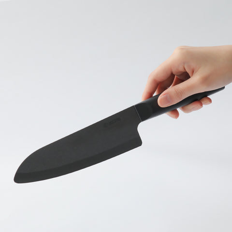 京セラ ココチカル 16cm 三徳包丁 セラミック包丁 ホワイト ブラック - フライパン専門店 鐵兎堂-TETTODO-