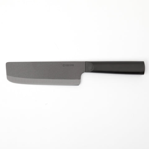 京セラ ココチカル 15cm 菜切り セラミック包丁 ホワイト ブラック - フライパン専門店 鐵兎堂-TETTODO-