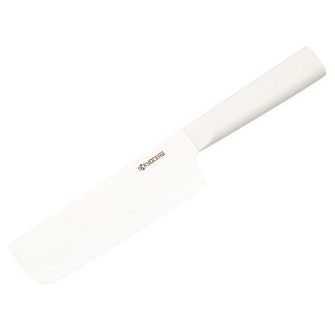 京セラ ココチカル 15cm 菜切り セラミック包丁 ホワイト ブラック - フライパン専門店 鐵兎堂-TETTODO-