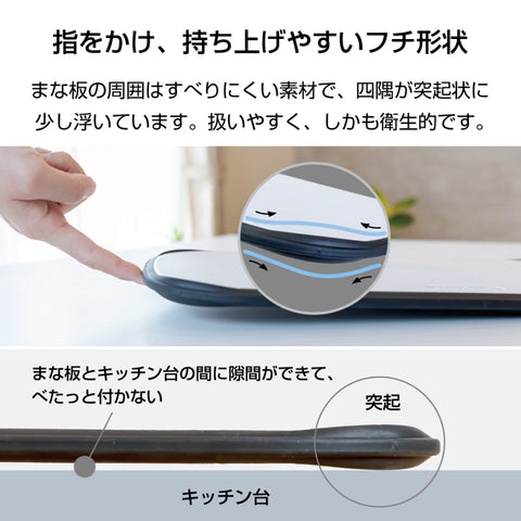 京セラ ココチカル 両面浮くまな板  CLCB-L 抗菌剤入り - フライパン専門店 鐵兎堂-TETTODO-