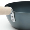 京都活具 鉄製 片手深型鍋 20cm 網付き 揚日本製 IH対応 - フライパン専門店 鐵兎堂-TETTODO-