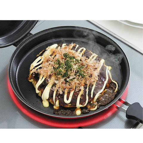 ホットケーキパン お好み焼き IH対応 鉄エンボス加工 日本製 36469 - フライパン専門店 鐵兎堂-TETTODO-