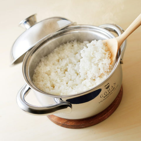 【レビュー特典付】ビタクラフト ごはん鍋 3合炊き IH対応 炊飯鍋 ステンレス 10年保証 ラッピング無料 レシピ付 両手鍋 VitaCraft 正規品 No.3850 無水調理 可愛い 丸洗い 時短 エコ ギフト 母の日 - フライパン専門店 鐵兎堂-TETTODO-