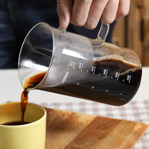 HARIO ハリオ ビーカーサーバー 600ml 泡立て器 セット 日本製 耐熱ガラス 電子レンジ対応 計量カップ コーヒー ティーサーバー BV-600 - フライパン専門店 鐵兎堂-TETTODO-
