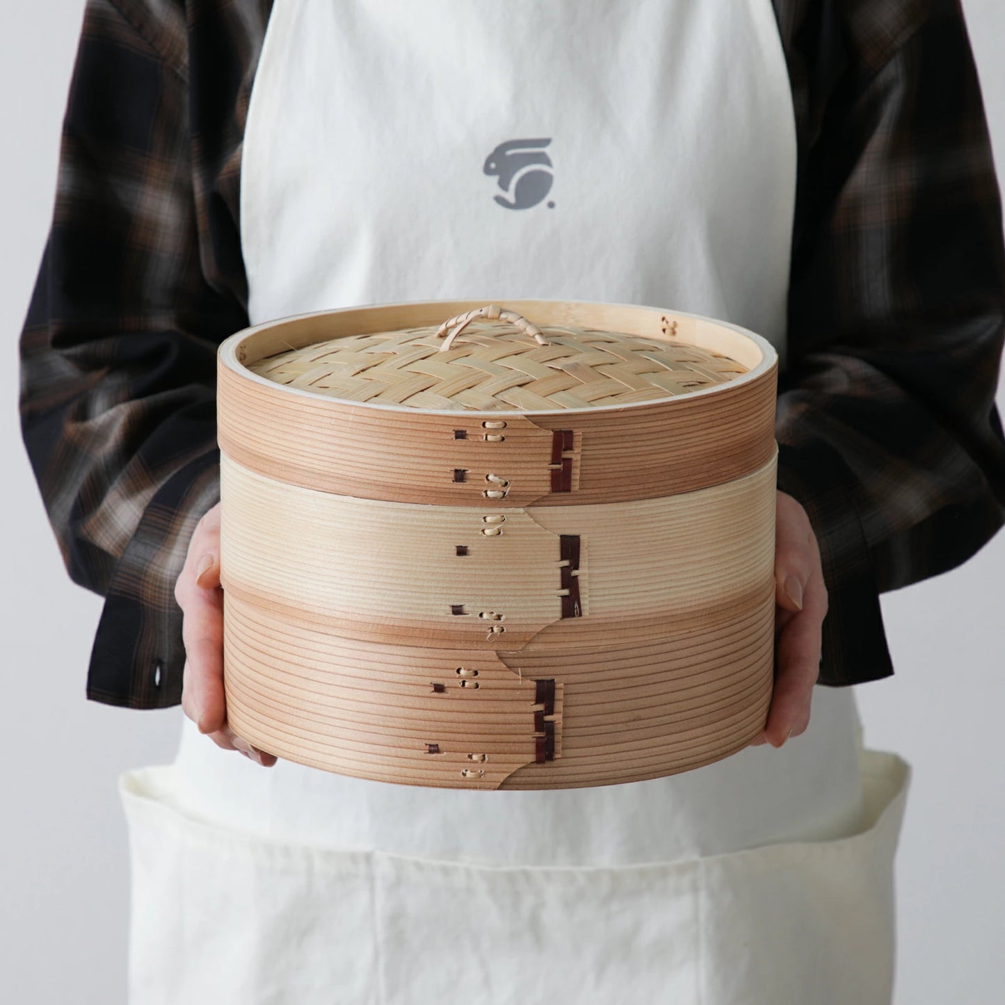 杉の中華せいろ 24cm 蓋身セット 1段 2段 3段 - フライパン専門店 鐵兎堂-TETTODO-