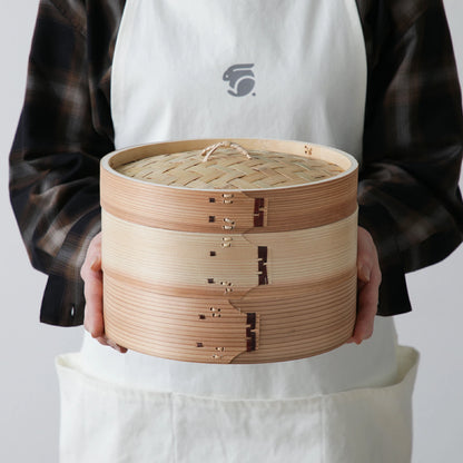 杉の中華せいろ 24cm 蓋身セット 1段 2段 3段 - フライパン専門店 鐵兎堂-TETTODO-