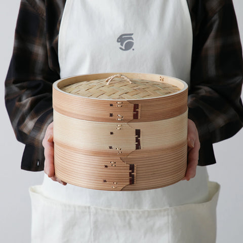 杉の中華せいろ 24cm 蓋身セット 1段 2段 3段 - フライパン専門店 鐵兎堂-TETTODO-