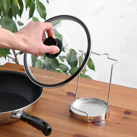 ビタクラフト Vita Craft ガラス蓋 20cm～28cm 鍋蓋スタンドセット - フライパン専門店 鐵兎堂-TETTODO-