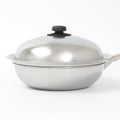 ウォックパン 24cm IH対応＆ ヨシカワ フライパン用 蒸し器 ドーム型蓋付 日本製 - フライパン専門店 鐵兎堂-TETTODO-