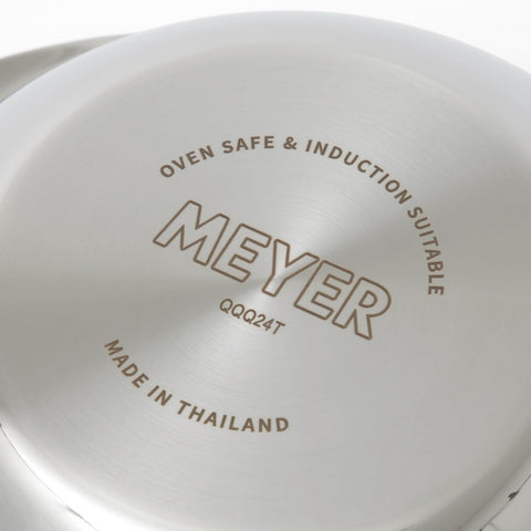 マイヤーニューパン24cm20cm鍋ガラス蓋付ステンレス両手鍋シリコン鍋つかみトリベットおまけ付鐵兎堂セットIH対応ミラー加工ボウル