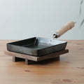 焼杉の木蓋 19cm×19cm - フライパン専門店 鐵兎堂-TETTODO-