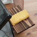 たまご焼き器用 焼杉 木蓋 角型 小 18.5cm×14.5cm 単品 卵焼き器 玉子焼き器 エッグパン 出汁巻き 四角いフライパン リバーライト 日本製 鐵兎堂 TD-PB - フライパン専門店 鐵兎堂-TETTODO-
