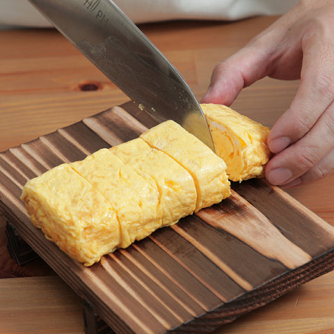 たまご焼き器用 焼杉 木蓋 角型 小 18.5cm×14.5cm 単品 卵焼き器 玉子焼き器 エッグパン 出汁巻き 四角いフライパン リバーライト 日本製 鐵兎堂 TD-PB - フライパン専門店 鐵兎堂-TETTODO-
