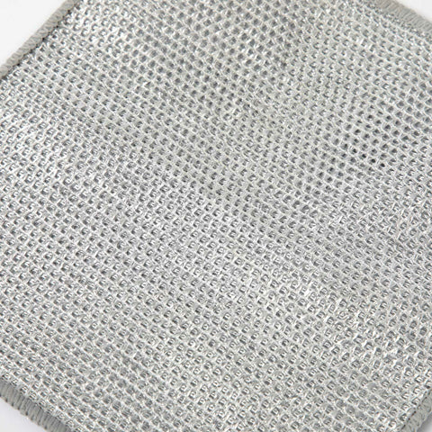 フライパン鍋用 二重構造のキッチンメッシュクロス 20×20cm 3枚入りセット 速乾 焦げ落とし 衛生的 - フライパン専門店 鐵兎堂-TETTODO-
