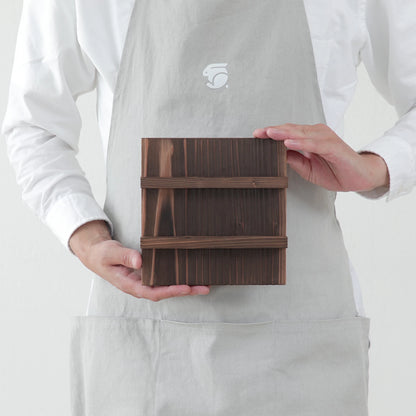 焼杉の木蓋 19cm×19cm - フライパン専門店 鐵兎堂-TETTODO-