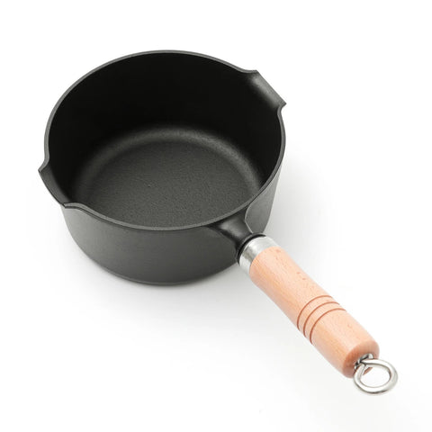南部鉄器 まいにち鉄分摂取鍋 岩鋳 片手小鍋 16cm 敷板セット/敷板＋木蓋セット - フライパン専門店 鐵兎堂-TETTODO-