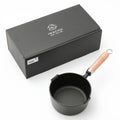 南部鉄器 まいにち鉄分摂取鍋 岩鋳 片手小鍋 16cm 敷板セット/敷板＋木蓋セット - フライパン専門店 鐵兎堂-TETTODO-