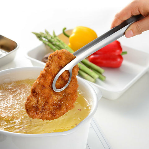 日本製 leye レイエ 揚げ物用トング ステンレス 天ぷら・揚げ物用 食洗機OK