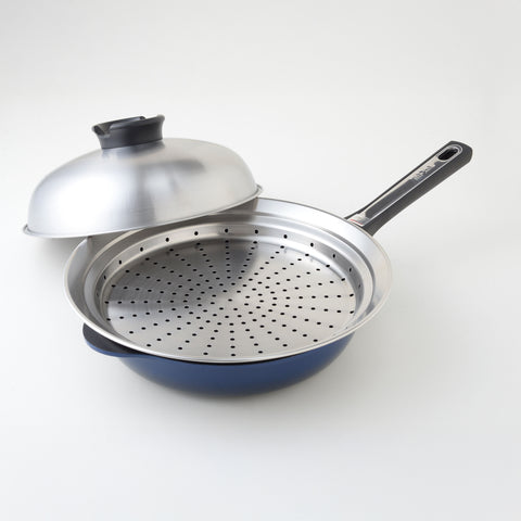 アーネスト のせるだけ簡単蒸し器 日本製 燕三条 18～20cm 24～26cm 食洗機対応 レシピ付 - フライパン専門店 鐵兎堂-TETTODO-